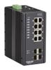 BLACK BOX LIE1014A, Administreret,  Gigabit Ethernet (10/ 100/ 1000),  Fuld dupleks, Strøm over Ethernet (PoE) Support, Vægmontering (LIE1014A)