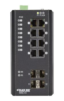 BLACK BOX 8P Switch 10/ 100/ 1000 RJ45 POE+  (LIE1014A)