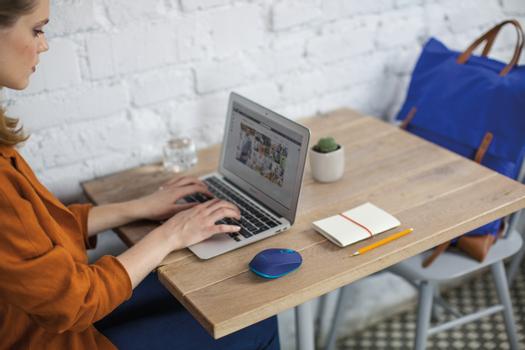 LOGITECH BLUETOOTH MOUSE M535 - BLUE . WRLS (910-004531)