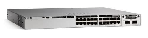 CISCO Ethernet switch 24 x 10/ 100/ 1000 Mbps porte + slot til netværksmodul,  PSU 350W, excl. Network Advantage licens (C9300-24T-A)