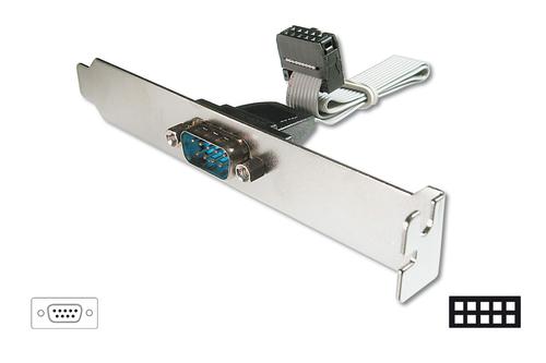 DIGITUS Serial Slot Bracket Cable D-Sub9 - IDC 2x5pin M/F Factory Sealed (AK-610300-003-E)