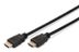 ASSMANN Electronic HDMI high speed 1,0 Meter Ultra HD + Ethernet, sort 3 x sk?rm U/ ferritkerner