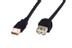 ASSMANN Electronic Kab USB2.0 A/A M/F 1,80m OEM schwarz