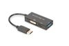 ASSMANN Electronic Displayport til HDMI, DVI, VGA, adapter. 0,2m sort (AK-340418-002-S)