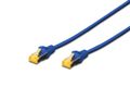 DIGITUS CAT6A S/FTP CU LSZH Ethernet Cable Blue 0.5m