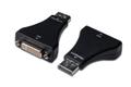 DIGITUS Displayport/DVI adapter, Displayport han:DVI hun