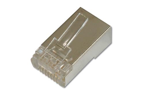 DIGITUS Modular Plug. For Round Cable 8P8C. Cat5 shielded (A-MO 8/8 SRS)