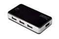 DIGITUS USB 2.0 7 PORT HUB BLACK CTLR