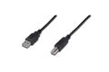 ASSMANN Electronic Digitus USB2.0 Cable Type A-B. M/M. Black. 0.5m