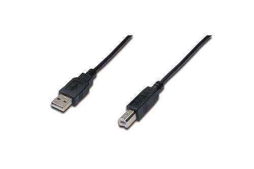 ASSMANN Electronic DIGITUS USB CABLE TYPE A - B M/M 1.8M USB 2.0 SUITABLE UL BL CABL (AK-300102-018-S)