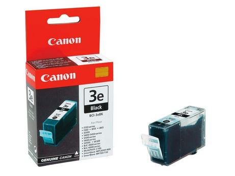 Canon BCI-3eBK - Svart - original - blekkbeholder - for i450; MultiPASS C755; PIXMA IP3000, IP4000, iP5000, MP750, MP760, MP780; S400, 450, 530 (4479A002)