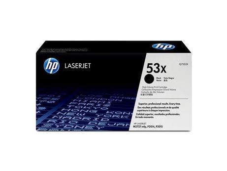 HP 53X - Høy ytelse - svart - original - LaserJet - tonerpatron (Q7553X) (Q7553X)