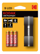 KODAK 9LED Flashlight black incl. 3xAAA