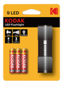 KODAK 9LED Flashlight black incl. 3xAAA