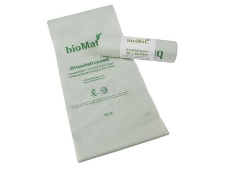 bioMat Biosekk BIOMAT knyte sterk 22my 80L (10) (BW-80-10-N*10)