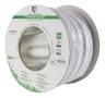 DELTACO U/UTP Cat6 patch cable, LSZH, 100m spool, 250MHz, white