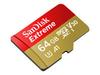 SANDISK EXTREME MICRO SDXC (64GB UHS-I CARD V30 100MB/S)