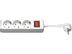 MICROCONNECT 3-way Schuko Socket 3M White
