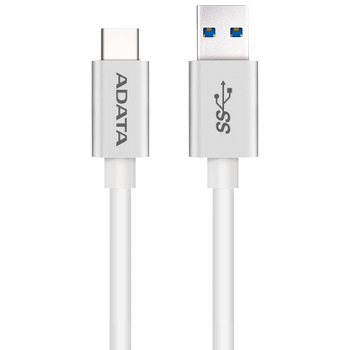A-DATA cable ADATA USB Typ C to USB 1m white USB 3.0 (ACA3AL-100CM-CSV)
