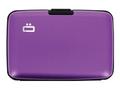 ÖGON Stockholm Alu credit card holder Purple