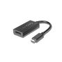 LENOVO USB-/DisplayPort-adapter - 24 pin USB-C (hane) till DisplayPort (hona) - DisplayPort 1.2a - stöd för 4K - för ThinkBook 14s Yoga G2 IAP, ThinkCentre M75t Gen 2, ThinkPad T14s Gen 3, X1 Nano Gen 2