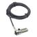 DICOTA Security Cable Wedge Lock preset code 3.2x4.5mm slot