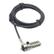 DICOTA Security W-Lock Ultra Slim Combination, Single (3.2 x 4.5 mm slot)
