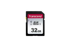 TRANSCEND 300S, 32 GB, SDHC, Klasse 10, UHS-I, 95 MB/s, Sort