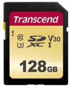 TRANSCEND SDXC UHS-3/V30 128GB MLC