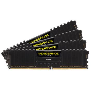 CORSAIR 32GB RAMKit 2x16GB DDR4 4133MHz 2x288Dimm Unbuffered 19-25-25-45 Vengeance LPX Black Heat Spreader 1,4V incl airflow fan (CMK32GX4M2K4133C19)