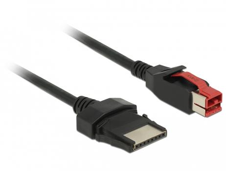 DELOCK PoweredUSB cable male 24 V > 8 pin male 1 m for POS printers and termi (85477)