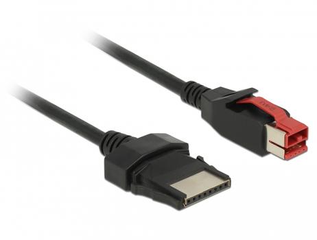 DELOCK PoweredUSB cable male 24 V > 8 pin male 2 m for POS printers and termi (85478)