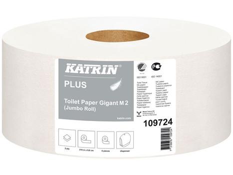 KATRIN Toiletpapir KATRIN Gigant Plus M2 6/PK (109724)