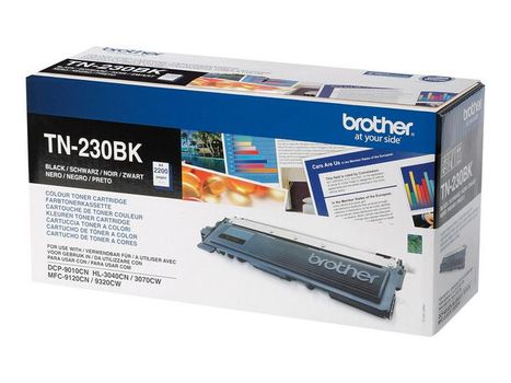 BROTHER TN230BK - Black - original - toner cartridge - for Brother DCP-9010CN,  HL-3040CN,  HL-3040CW,  HL-3070CW,  MFC-9120CN,  MFC-9320CN,  MFC-9320CW (TN-230BK)