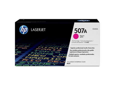 HP 507A - Magenta - original - LaserJet - tonerpatron (CE403A) - for LaserJet Enterprise MFP M575; LaserJet Enterprise Flow MFP M575; LaserJet Pro MFP M570 (CE403A)