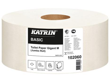 KATRIN Toiletpapir KATRIN Gigant Basic M 6/pk. (102060)