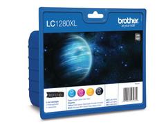 BROTHER Blæk LC-1280XL value 4-pak 1 af hver farve