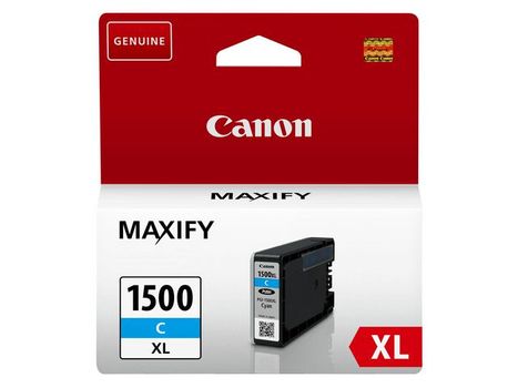 CANON n PGI-1500XL C - 9193B001 - 1 x Cyan - High Yield - Ink tank - For MAXIFY MB2050, MB2350 (9193B001)