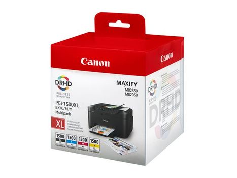 CANON PGI-1500XL BK/C/M/Y ink cartridge black and tri-colour high capacity multipack (9182B004)
