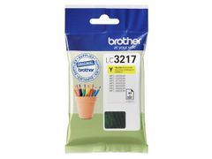 BROTHER LC-3217Y INK CARTRIDGE YELLOW APP 550 PAGES ISO STANDARD 24711 SUPL
