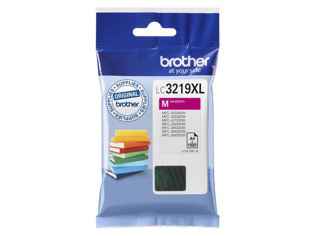 CARTOUCHE D'ENCRE COMPATIBLE BROTHER LC3219XLM MAGENTA