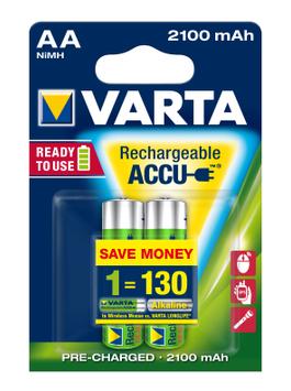 VARTA Longlife Accu R2U AA 2100mAh B2 - qty 1 (56706101402)