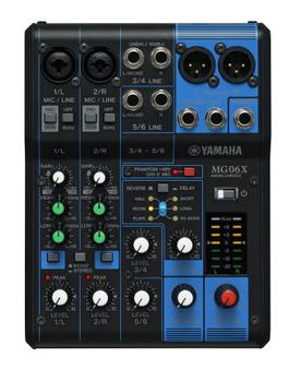 YAMAHA MG06X mikser 6  inputs, 2 mic/2 stereo line (MG06X)