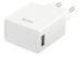 EPZI väggladdare 100-240V till USB 5V 2.1A - 1xUSB Typ A, vit
