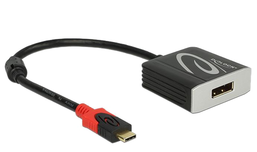 DELOCK Adapter USB Type-C™ male > Displayport female (DP Alt Mode) 4K 60 Hz (63312)