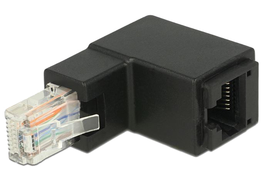 DELOCK Adapter RJ45 90° Cat.6 St-Bu (86424)