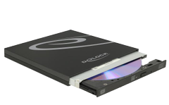 DELOCK External Enclosure for Ultra Slim SATA Drives 9.5 mm>USB Type-C famlae