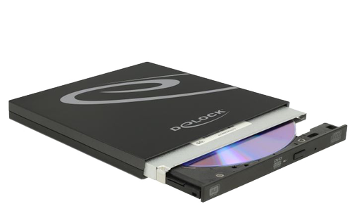 DELOCK External Enclosure for Ultra Slim SATA Drives 9.5 mm>USB Type-C famlae (42595)