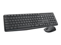 LOGITECH MK235 wireless Keyboard + Mouse Combo Grey - Nordic Layout (PAN) (920-007921)