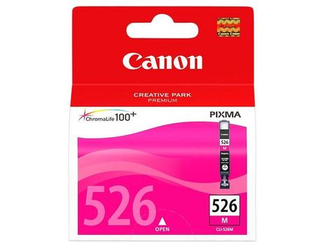 Canon CLI-526M - 9 ml - magenta - original - blekkbeholder - for PIXMA iP4950, iX6550, MG5250, MG5350, MG6150, MG6250, MG8150, MG8250, MX715, MX885, MX895 (4542B001)